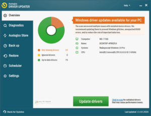 Auslogics Driver Updater Cracked 2.1.0 + License Key Download