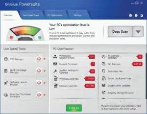 Uniblue Powersuite Crack v4.6.0.0 + Serial Key Download